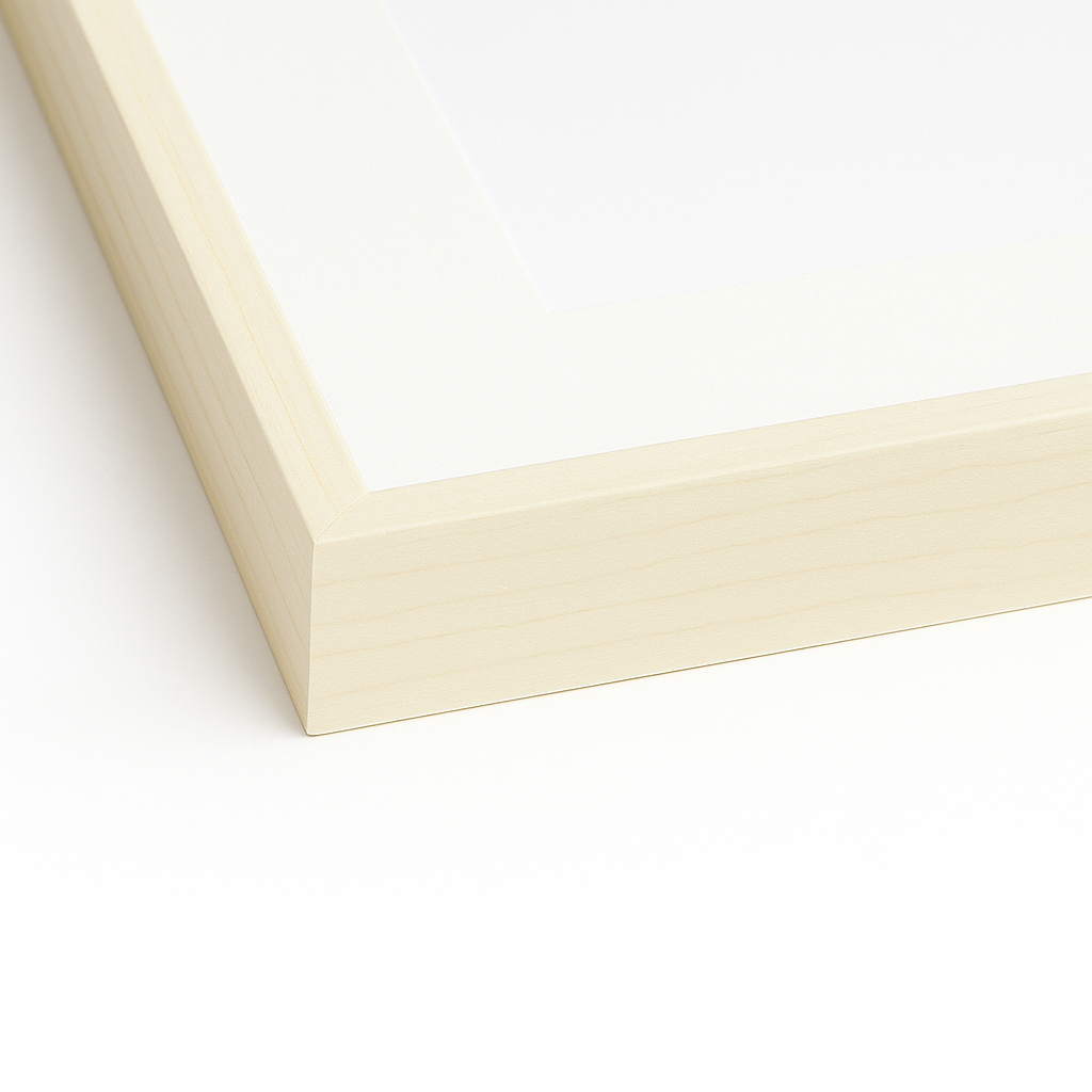 Whitewash Wood Scarf Frame – Acid-Free Archival Display for Designer Scarves, Handmade in Canada